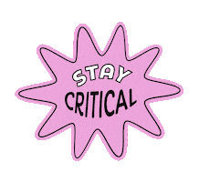 Pink Thinking Sticker