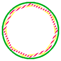 Christmas Circle Sticker by しまみほ