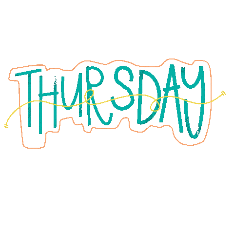 Days Of The Week Text Sticker