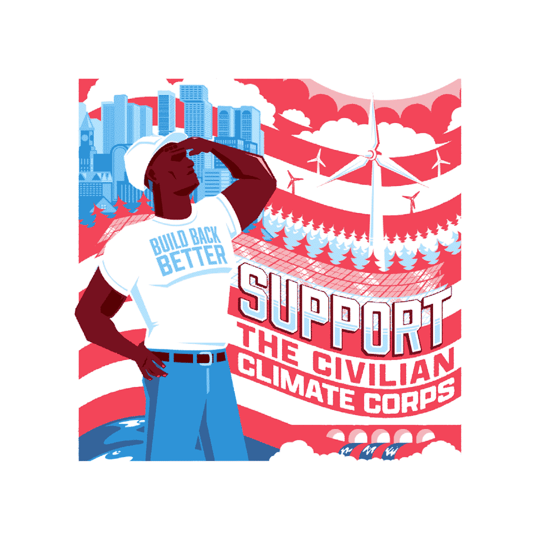 Climate Change Traffic Sticker by Building Back Together