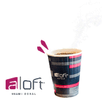 Hot Chocolate Coffee Sticker by AloftMiamiDoral