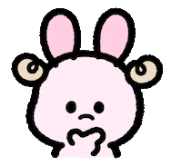 Bunny 悩む Sticker by なまいキッズ