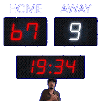 9 Away Sticker