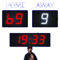 9 Away Sticker
