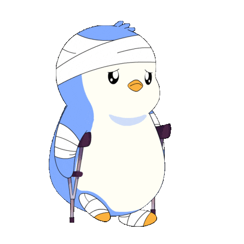 Sad Penguin Sticker by Pudgy Penguins
