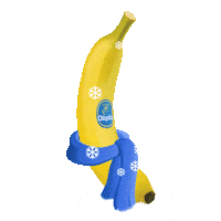snow freezing Sticker by Chiquita