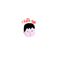Ihateyou Sticker
