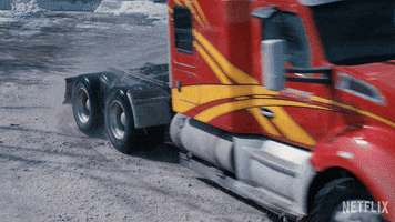 Truck Peeling Out GIF by NETFLIX