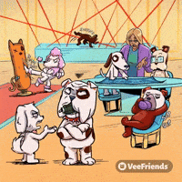 Dog Chill GIF by VeeFriends