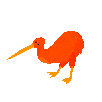 New Zealand Bird Sticker by klooktravel
