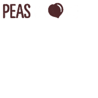 Peace And Love Snacks Sticker by HIPPEAS