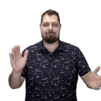 Happy Man Sticker by Ralph Perei