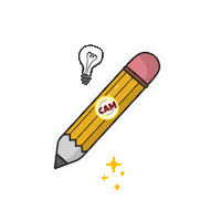 Lapis Escrever Sticker by Colégio Américo Melo