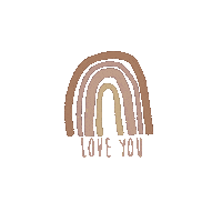 shellar850 love rainbow love you shellar Sticker