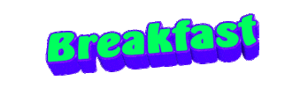 breakfast Sticker