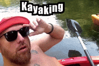 Floating On The Water GIF by Mike Hitt