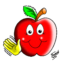 Waving Back To School Sticker by Charles Fazzino