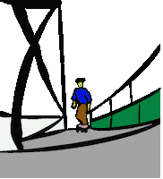 Skate Backtail Sticker by Andrew torralvo