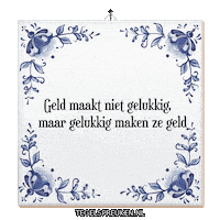 Nl Geld Sticker by Tegelspreuken.nl