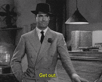 Angry Black And White GIF