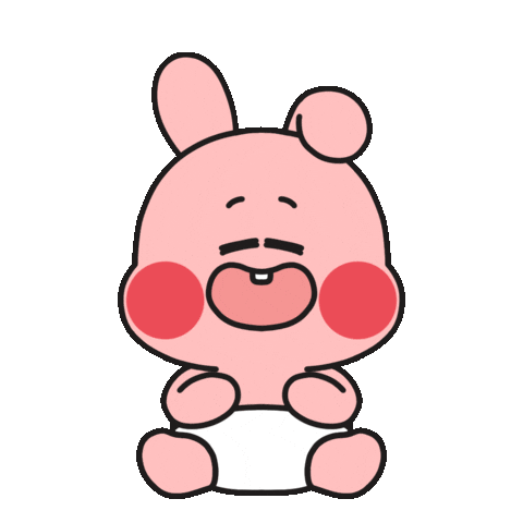 Rabbit Grandma Sticker by antomignon