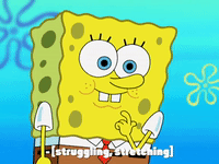 Struggling Season 8 GIF by SpongeBob SquarePants