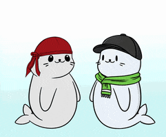 Big Eyes Fun GIF by Sappy Seals Community