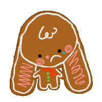 Christmas Bunny Sticker by SadBun Co.