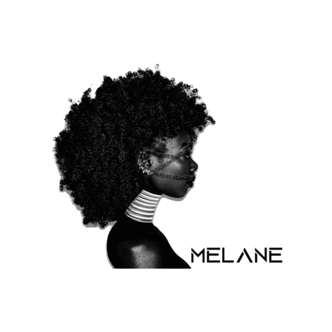 ThisIsMelane black woman melanin congolese afrofuturism Sticker