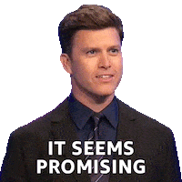 Colin Jost Sticker by Jeopardy!