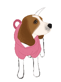 Illustration Dogs Sticker