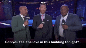 Can you feel the love in this building tonight