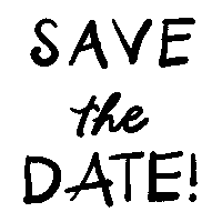 Save The Date Events Sticker by Hannah Naomi Jewelry