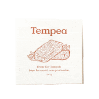 TempeaFoods vegan soy tempeh plant based protein Sticker