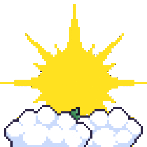 Morning Hello Sticker by Potatoz by 9GAG