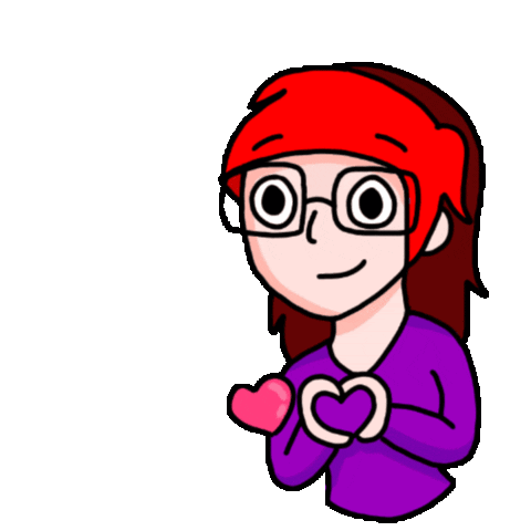 AkaiNatt love heart thanks feelings Sticker