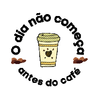 Good Morning Coffee Sticker by Amanda Batista