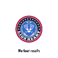 Workout Lionheart Sticker by F45 Kapuk North