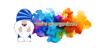 Gnome Words Of Encouragement Sticker