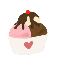 Ice Cream Dessert Sticker by Demic