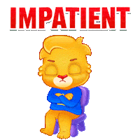 Bored Waiting For You Sticker by Lucas and Friends by RV AppStudios