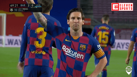 Happy Fc Barcelona GIF by ElevenSportsBE