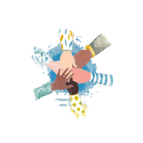 Fremde_werden_Freunde giphygifmaker mental health diversity mentalhealth Sticker