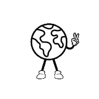 Peace Earth Sticker by tentree