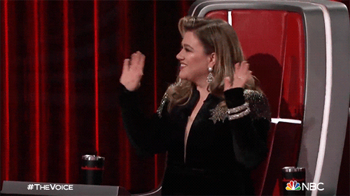 Kelly Clarkson Hello GIF by The Voice