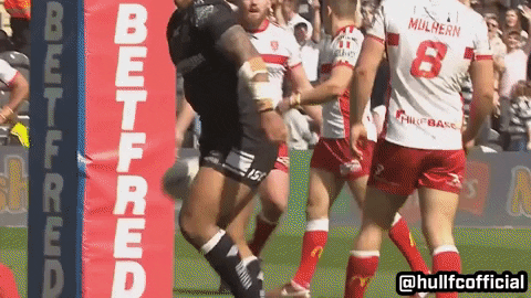 Rugby League Hug GIF by Hull FC