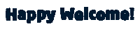 Happy Welcome Sticker by von Mende Marketing