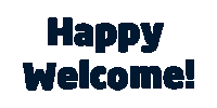 Happy Welcome Sticker by von Mende Marketing