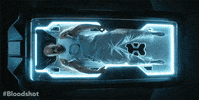 bloodshotmovie vin diesel sam heughan eiza gonzalez valiant GIF