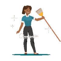CleanipediaSA home house cleaning spring clean Sticker